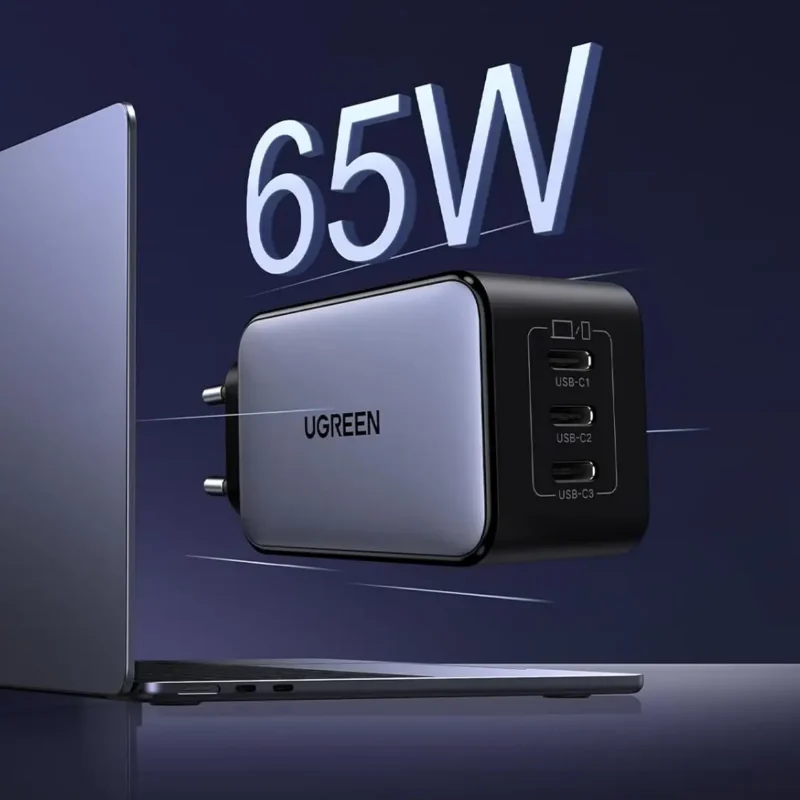 65-watt-charger USB-C Schnellladegerät 65W
